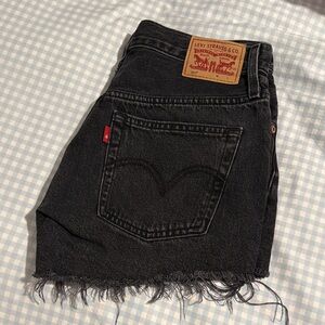 Levi's Dark Gray Jean Shorts